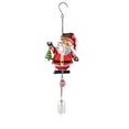 Christmas Outdoor Decor, Metal Iron Wind Chime Pendant Christmas Series