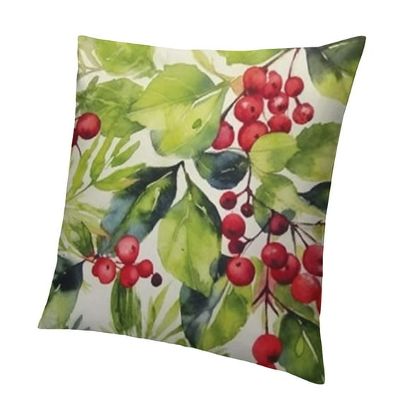 Christmas , Outdoor Decorative Throw Pillows for Couch, Green Winter Decor for Bed Car Safa