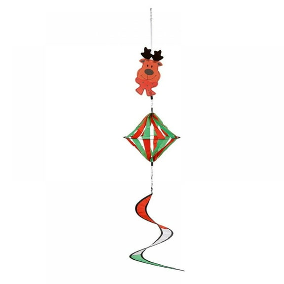 Christmas Outdoor Hanging Decorations Wind Spiral Windsock Spinner