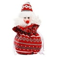 Christmas Outfit Decorations Gift Bags Party Supplies Red Cartoon Old