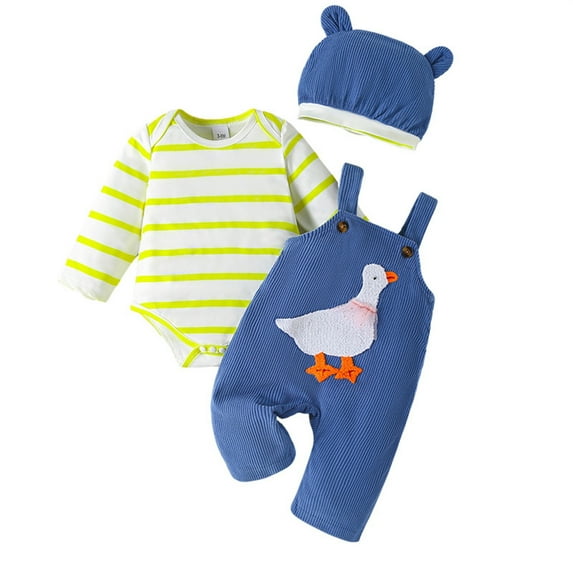 Christmas Outfits For Girls Kid Christmas Heart Romper Sets Romper Corduroy Overalls Long Sleeve Outfit Cute Clothes For Girls Blue 9 M-12 M