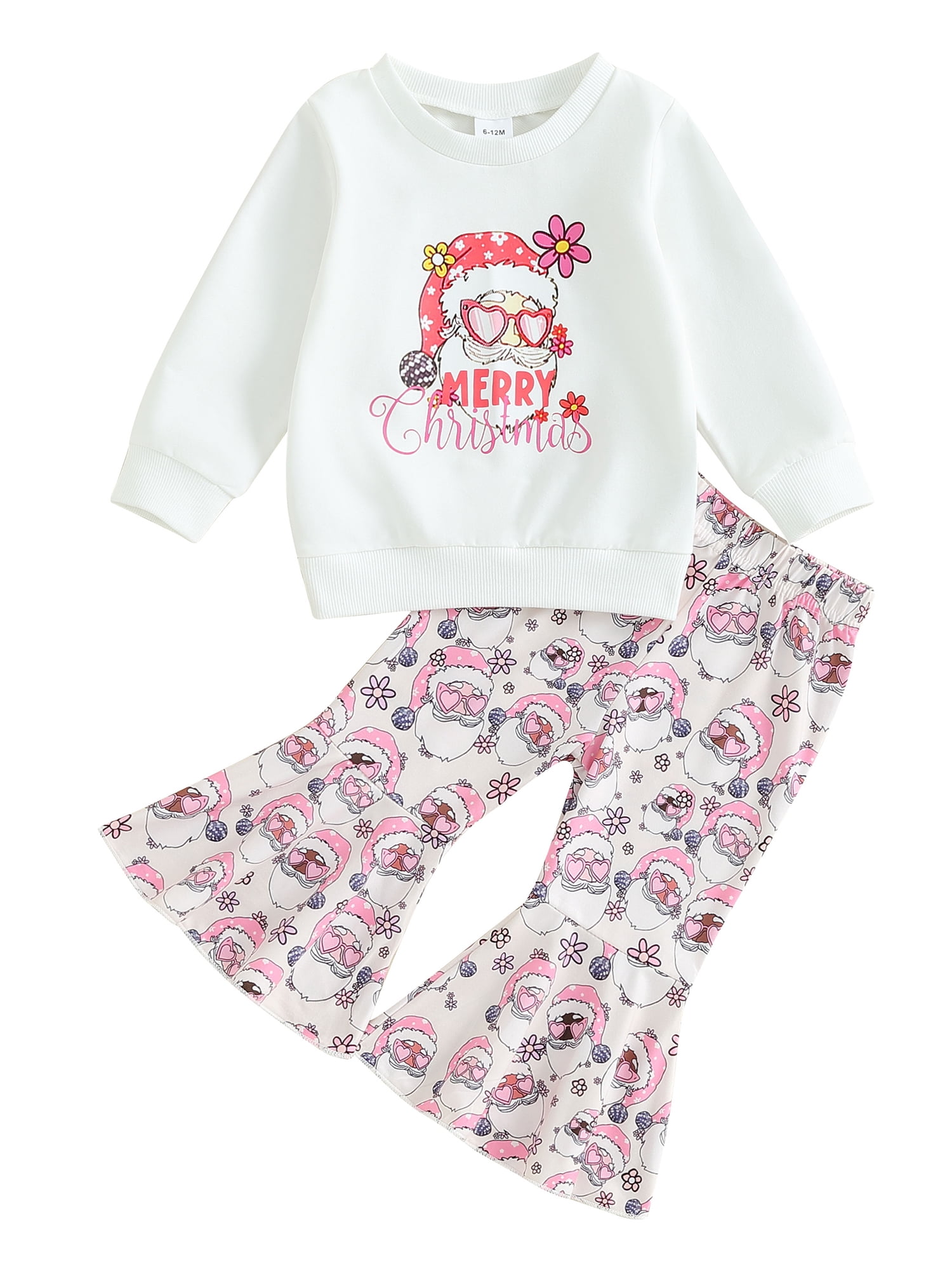 Christmas Outfits Toddler Baby Girl Clothes 6 9 12 18 24Months 2t 3t 4t