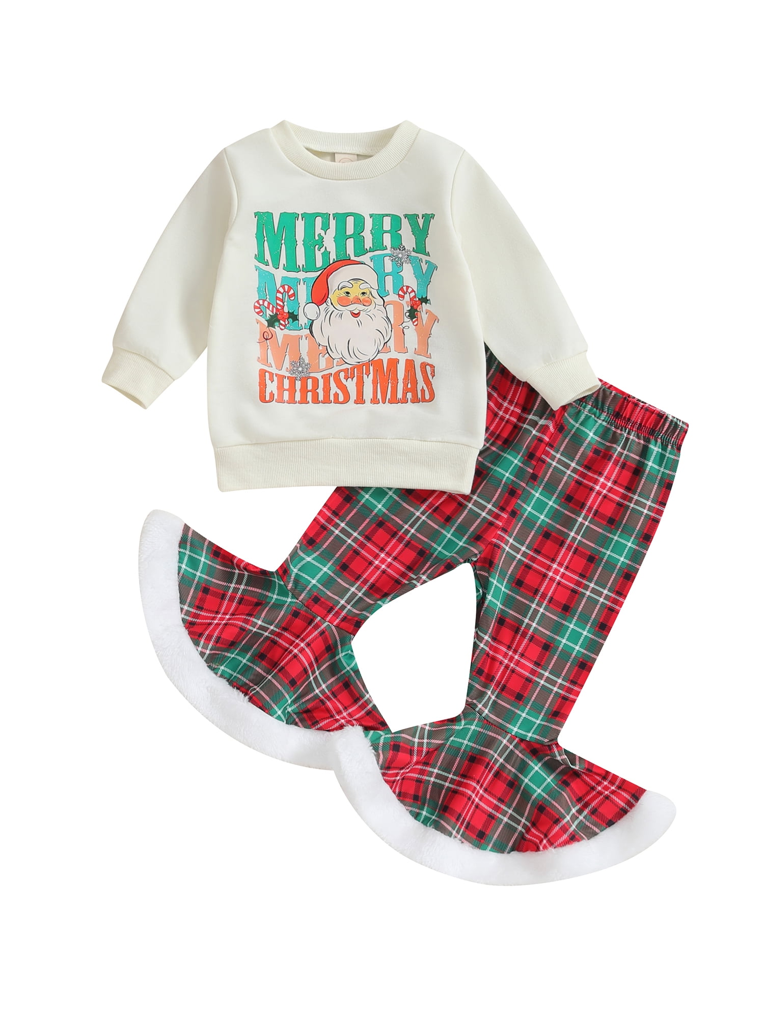 Christmas Outfits Toddler Baby Girl Clothes 6 9 12 18 24Months 2t 3t 4t