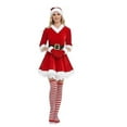 thumbnail image 1 of Christmas Outfits Women'S Clothes Festive Holiday Party Outfit For Adults Santa Performance Dress Xmas Celebrations And Events Red L, 1 of 3