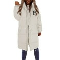 Christmas Outfits for Women, White Winter Coats for Women, Women's Long