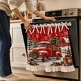 thumbnail image 1 of Christmas Oven Skirts for Stove Holiday Oven Door Cover,Christmas Oven Skirt and Stove Curtain with Ruffle Trim, Farmhouse Oven Skirt Curtain for Xmas Holiday Winter Kitchen Decor, 1 of 4