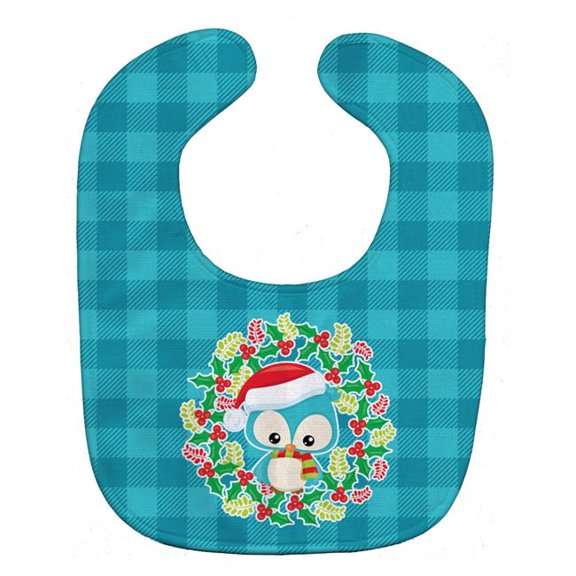 Christmas Owl Baby Bib