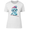 thumbnail image 1 of Christmas Owl On A Branch T-Shirt Women -Image by Shutterstock, Female x-Large, 1 of 4