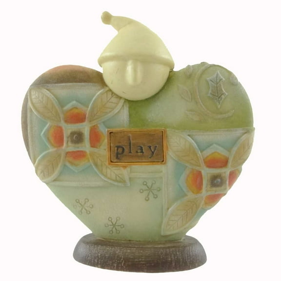 Christmas Play Elf Figurine Resin Enesco Take Heart Karen Hahn 4008243