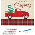 Christmas Painting by Numbers Kit for Adults, DIY Large Painting by