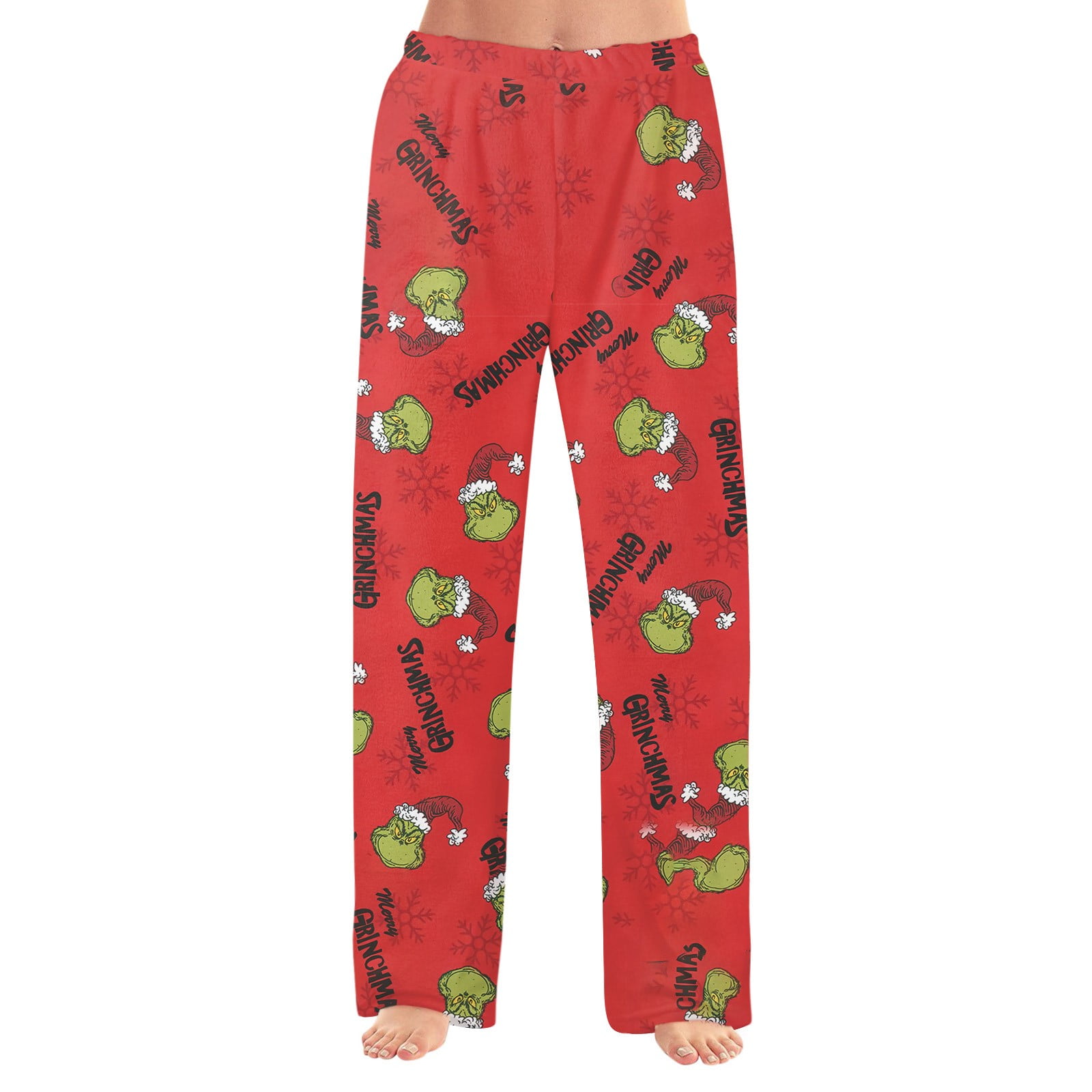 Cozy Pine Cone Christmas Ice Short Sleeve Pajama Pant Set