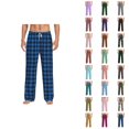 thumbnail image 1 of Christmas Pajama Pants Men Buffalo Plaid Pajama Pants Unisex Couples Lounge Pants Elastic Waist Loose Soft Casual Funny Print Pjs Bottoms, 1 of 5