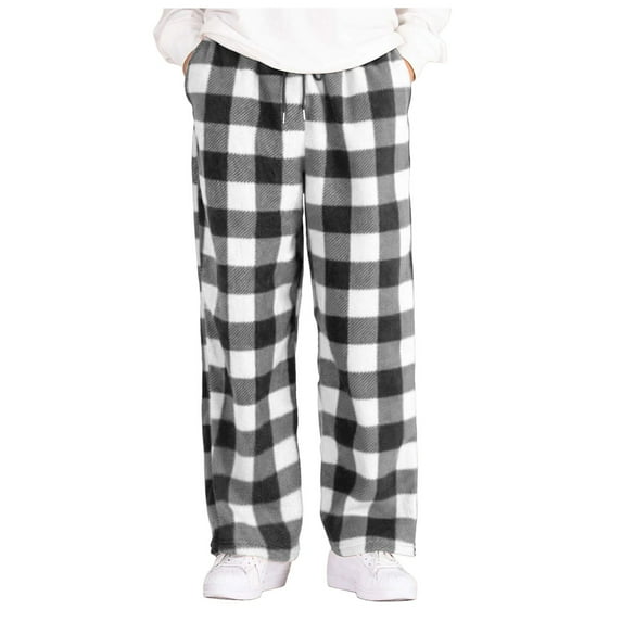 Christmas Pajama Pants for Men Funny Graphic Elastic Waist Pj Bottoms Loose Fit Wide Leg Trousers Fall Winter Clothes Baggy Sweatpants Men Y2K