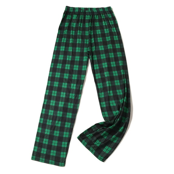 Christmas Pajama Pants for Women Casual Holiday Plaid Sleepwear Christmas Pjs Trousers Alsol Lamesa