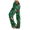 thumbnail image 1 of Christmas Pajama Pants for Women Christmas Printed Soft Pj Bottoms Comfy Casual Sleep Lounge Pants Elastic Waist Pjs Pants Green,M, 1 of 5