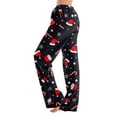 thumbnail image 1 of Christmas Pajama Pants for Women Snowflake Christmas Hats Graphic Soft Pj Bottoms Comfy Casual Lounge Sleepwear Pants Holiday Pajama Pants Navy,S, 1 of 5