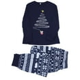 Christmas Pajamas for Family, Blue Family Christmas Pjs Matching Sets