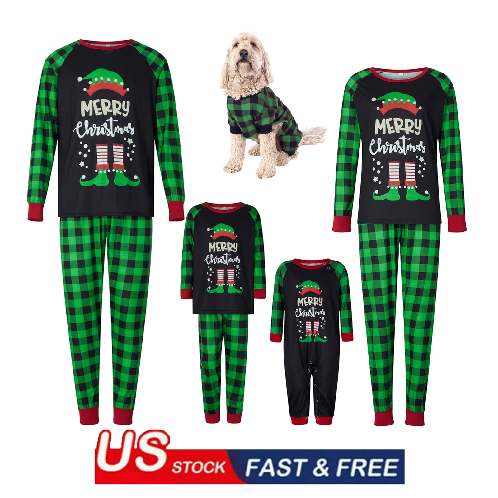 Christmas Pajamas Family Christmas Pjs Matching Sets for Adult Teen