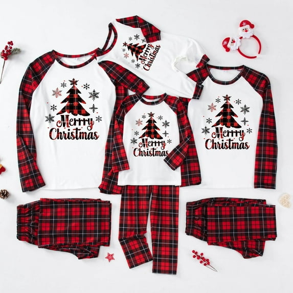 Christmas Pajamas for Family and Dog Christmas Pajamas Couple Set Soft Holiday Clothes Sleepwear Christmas Pajamas for Girls Today 2025