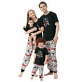 thumbnail image 1 of Christmas Pajamas for Family Holiday Xmas Sleepwear Matching Family Pajamas Merry Christmas Printed Short Sleeve Tops Reindeer Car Tree Printed Long Pants Set Loungewear for Baby 3-6M, 1 of 6