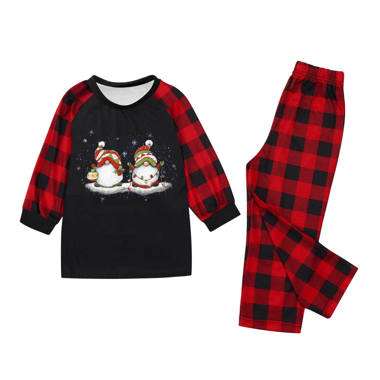 Christmas Pajamas Fit Family Pajama Set Long Sleeve T Shirt And Pants