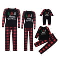 UPPADA Christmas Pajamas For Family 2024 Matching Pjs Set Xmas Tree Red
