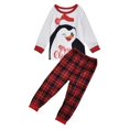 Christmas Pajamas For Family Cute Matching Outfits Penguin Print Four