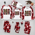thumbnail image 1 of Christmas Pajamas Matching Set for Family Long Sleeve Top Pants Printed Sleepwear 2 Piece Pjs Sets Winter Clothes, Dad, L, 1 of 6