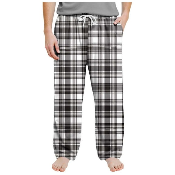 Christmas Pajamas Men Mens 80s 90s Joggers Pants Sports Funny Workout Running Printed Retro Sweatpants Casual Track Pants with Pockets