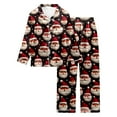 thumbnail image 1 of Christmas Pajamas Women's Christmas Printed Pajama Set Festive Long Pants & Top Combo, 1 of 5