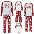 thumbnail image 1 of Christmas Pajamas for Family Buffalo Plaid Reindeer Pajamas Holidays Family Matching Sleepwear Elk Print Pajamas Pj Set Womens Pajama Sets, 1 of 9