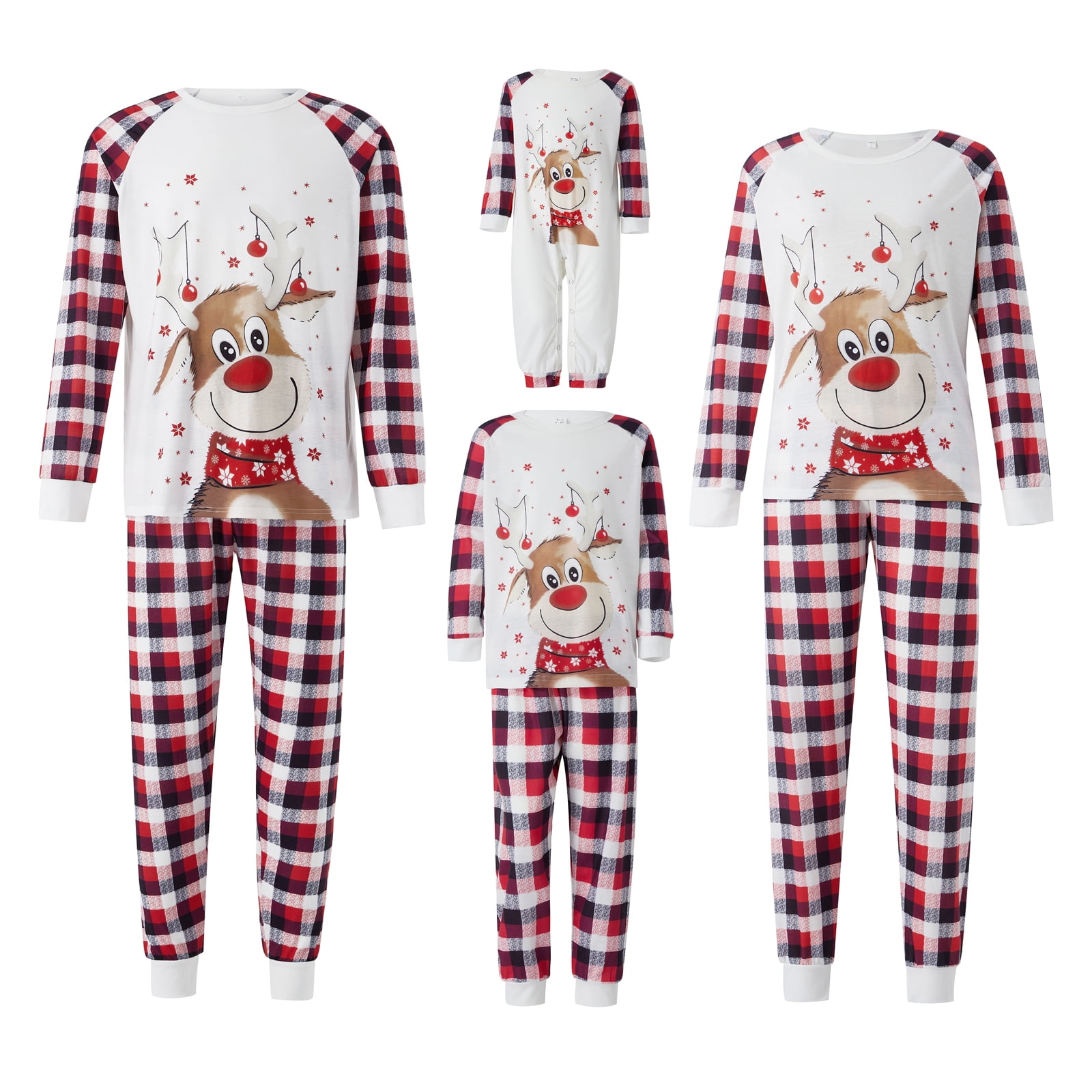 Christmas Matching Pyjamas Set Adults | Festive Pajamas PJs Green Unisex