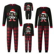 MAEMUKILABE Christmas Pajamas for Family, Christmas Pjs Matching Sets for Family Women Men Holiday Xmas Long Sleeve Sleepwear