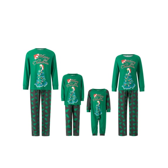 Christmas Pajamas for Family Holiday Santa Claus Pajamas for Couples Kids Baby