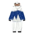 Christmas Pajamas for Family Kids Jumpsuit Cute Deer Print Plaid Romper