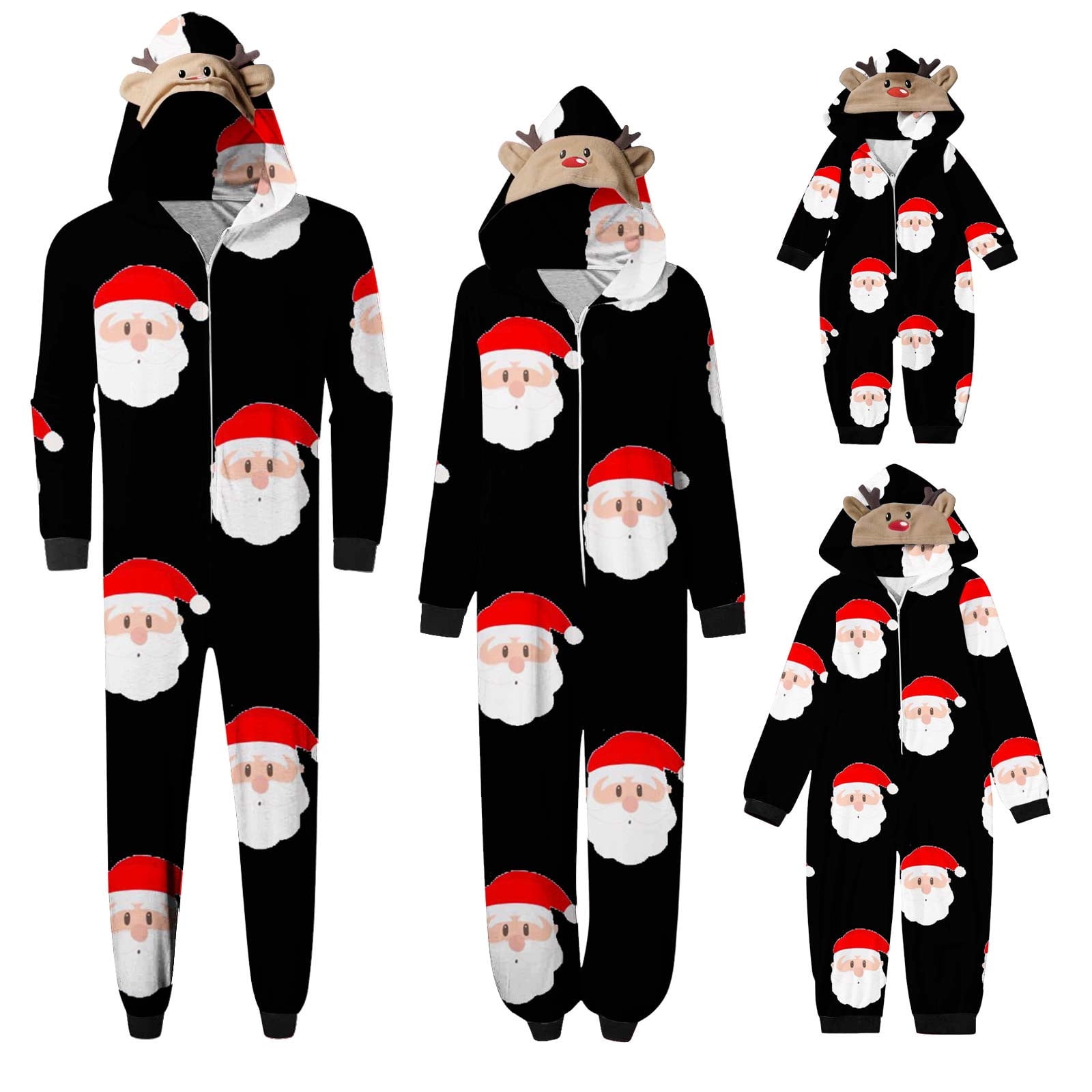 Christmas Pajamas for Family Matching Cute Long Sleeve Couples Soft ...