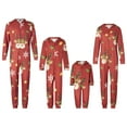 thumbnail image 1 of Christmas Pajamas for Family Matching Cute Long Sleeve Couples Soft Sleepwear One Piece Funny Christmas Pjs Sets, 1 of 7