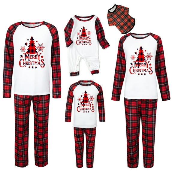 Christmas Pajamas for Family Matching Family Christmas Pajamas Set Holiday Xmas Family Jammies Sleepwear