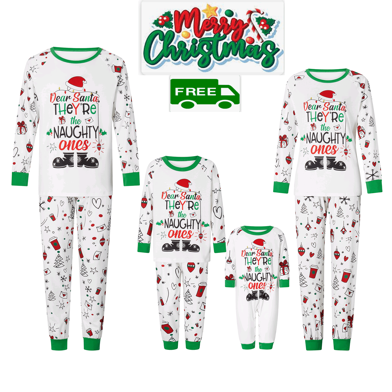 Christmas Pajamas for Family Matching Family Christmas Pajamas Set PJS