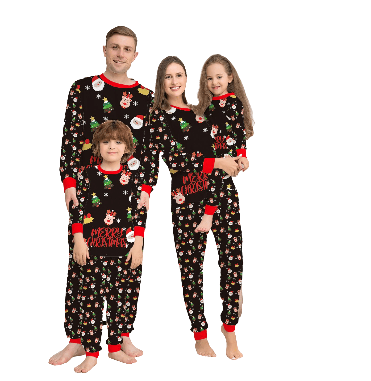 Christmas Pajamas for Family Matching Holiday Couple Xmas Sets Festive Christmas Outfit