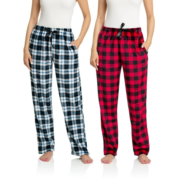 Christmas Pajamas for Women – Cute Fleece Pajama Pants - 2 Pack