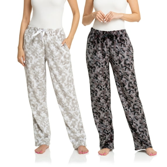 Christmas Pajamas for Women – Cute Fleece Pajama Pants - 2 Pack