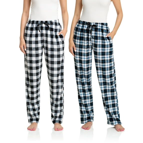 Christmas Pajamas for Women – Cute Fleece Pajama Pants - 2 Pack