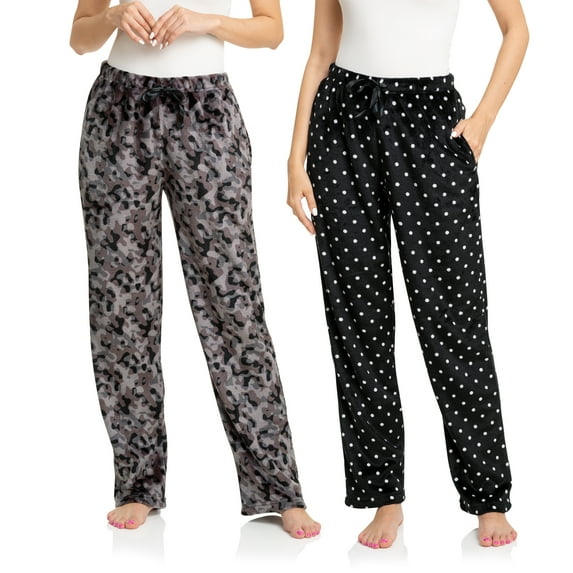 Christmas Pajamas for Women – Cute Fleece Pajama Pants - 2 Pack