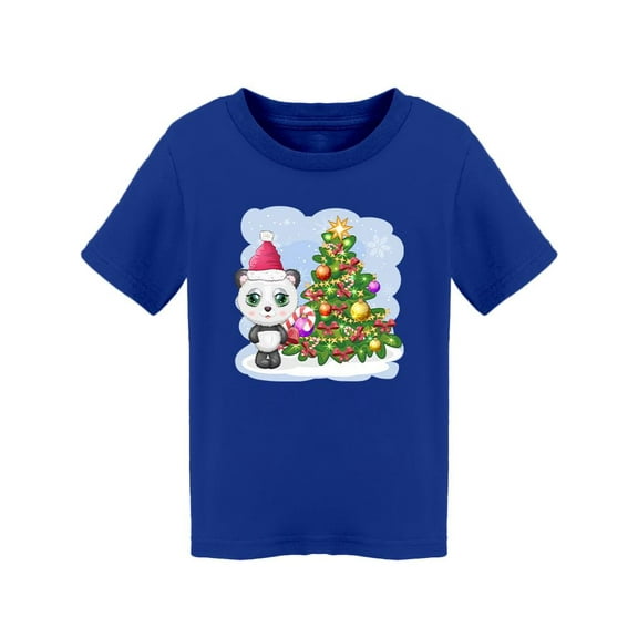 Christmas Panda T-Shirt Toddler -Image by Shutterstock,  4 Toddler