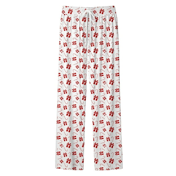 Christmas Pants For Women Women's Christmas Gifts Pants All Over Design A Stylish Outfit Daily Use Womens Pants Casual White XXL