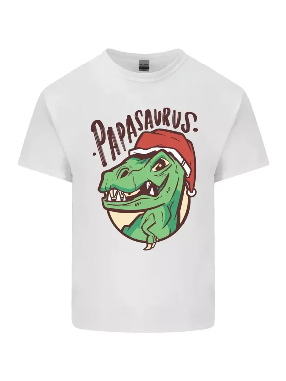 Christmas Papasaurus T-Rex Dinosaur T-Shirt T-Shirt