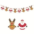 Christmas Paper Banner Christmas Decorations Hanging Paper Pull Flower