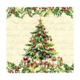 thumbnail image 1 of Christmas Paper Plates and Napkins, Disposable Holiday Tableware Set with Santa Tree Patterns for Party Feast(A), 1 of 6