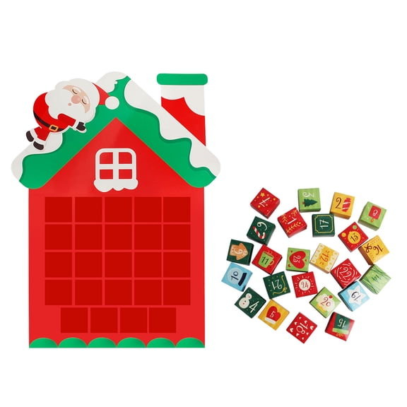 Christmas Paper Snowman Advent Calendars 24 Day Countdowns Decoration Family Interactive Holiday Tradition Gift